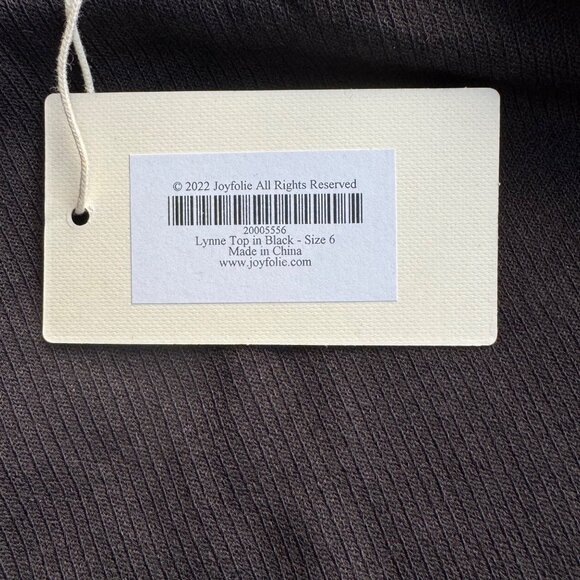 MIA JOY Black Ribbed Lynne Top Girls 6 NWT Stylish Puff Sleeve Party Shirt NEW - Picture 9 of 10